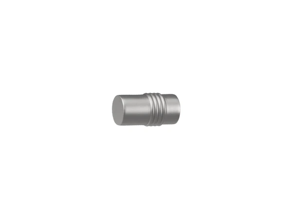16x16mm-es függönykarnis - kétsoros - CYLINDER - satin 2