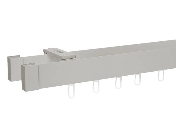 Kétsínes mennyezeti MODERN karnis - INOX árnyalat