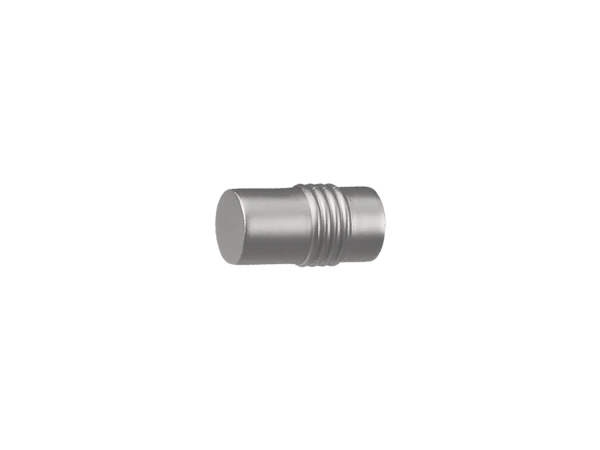 19x19mm-es függönykarnis - kétsoros - CYLINDER - satin 2