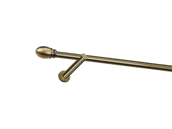 19mm-es függönykarnis - egysoros - BELUNO - antik 1
