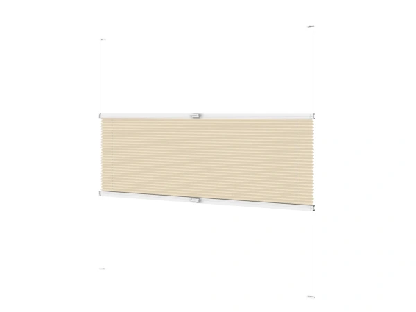 LUX Pliszé függönyök - PEARL szövet - Almond 11063 PEARL 3