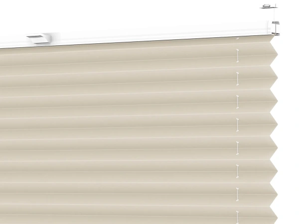 LUX Pliszé függönyök - PEARL szövet - Crafted linen 11064 PEARL