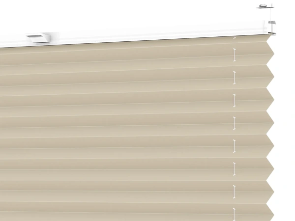 LUX pliszé függöny - BLACKOUT szövet (fényzáró) - Crafted Linen 11197 BO