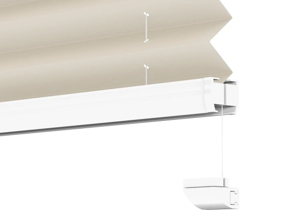LUX Pliszé függönyök - PEARL szövet - Crafted linen 11064 PEARL 8