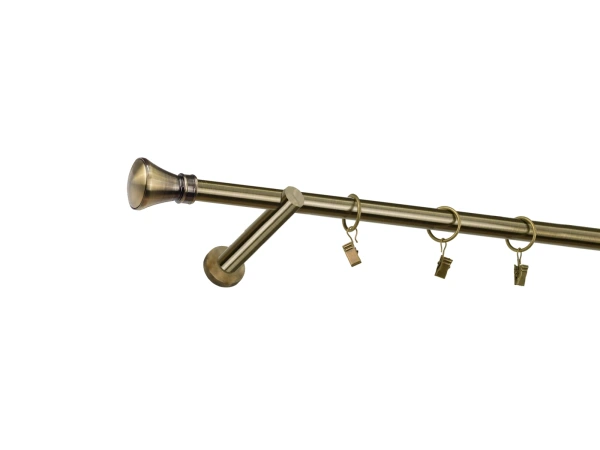 19mm-es függönykarnis - egysoros - KOLOSEO - antik