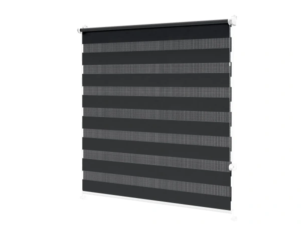MINI+ roló - Zakynthos sávroló szövet - 10 fekete 2