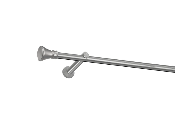 19mm-es függönykarnis - belső sínes rúd - egysoros - KOLOSEO - satin 1