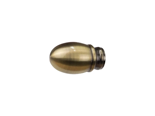 19x19mm-es függönykarnis - belső sínes rúd - kétsoros - BELUNO - antik 2