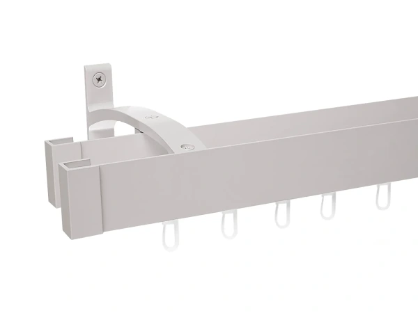 Kétsínes oldalfali MODERN karnis - INOX árnyalat