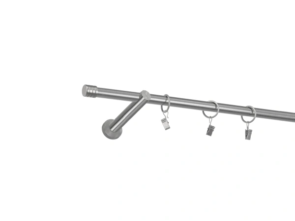 16mm-es függönykarnis - egysoros - RADIATOR - satin