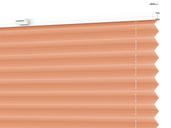 LUX Pliszé függönyök - PEARL szövet - Coral 11074 PEARL