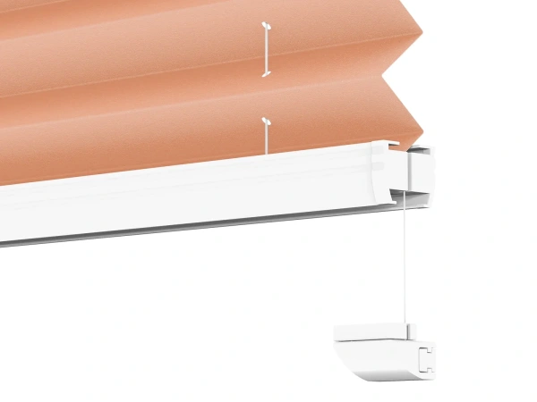 LUX Pliszé függönyök - PEARL szövet - Coral 11074 PEARL 8