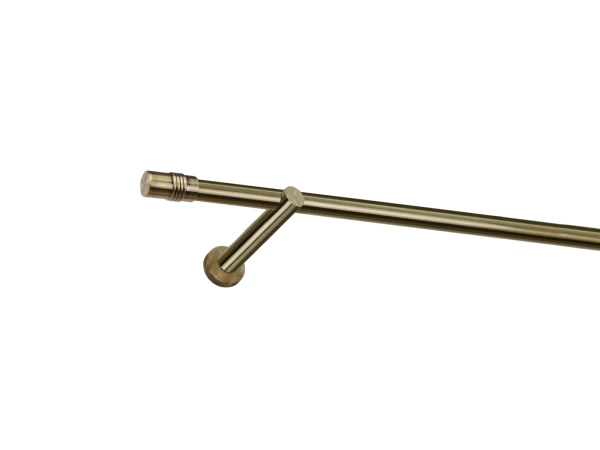 19mm-es függönykarnis - egysoros - CYLINDER - antik 1
