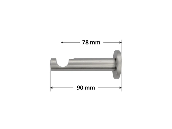 16mm-es függönykarnis - egysoros - CRYSTAL GOLYÓ - satin 3
