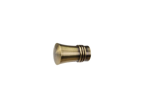 19x19mm-es függönykarnis - belső sínes rúd - kétsoros - CAPRI - antik 2