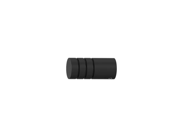 19x19mm-es függönykarnis - egyszerű rúd - kétsoros - TECHNO - fekete 2