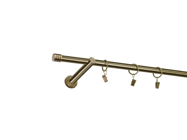 16mm-es függönykarnis - egysoros - RADIATOR - antik