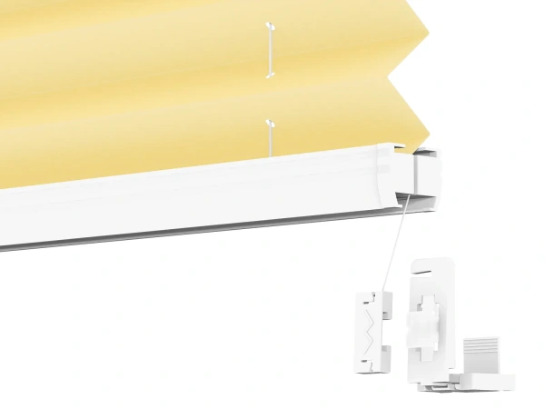 LUX Pliszé függönyök - PEARL szövet - Lemon fizz 11067 PEARL 5