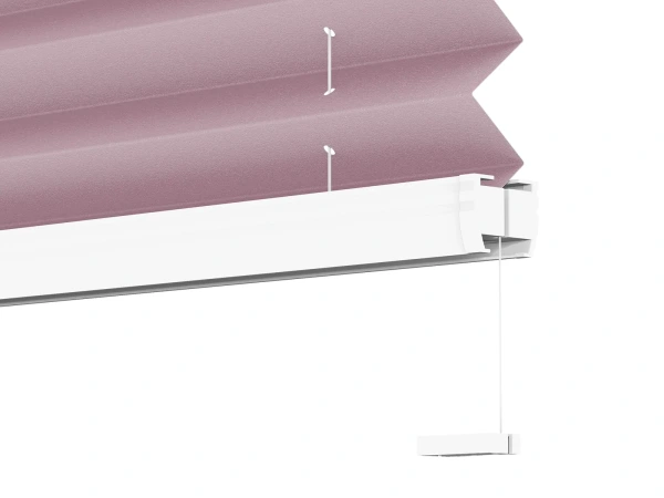 LUX Pliszé függönyök - PEARL szövet - Fuchsia 11077 PEARL 6