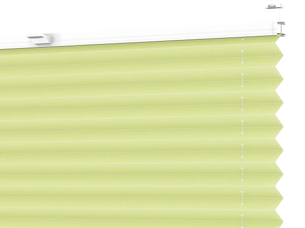 LUX Pliszé függönyök - PEARL szövet - Fresh lime 11052 PEARL