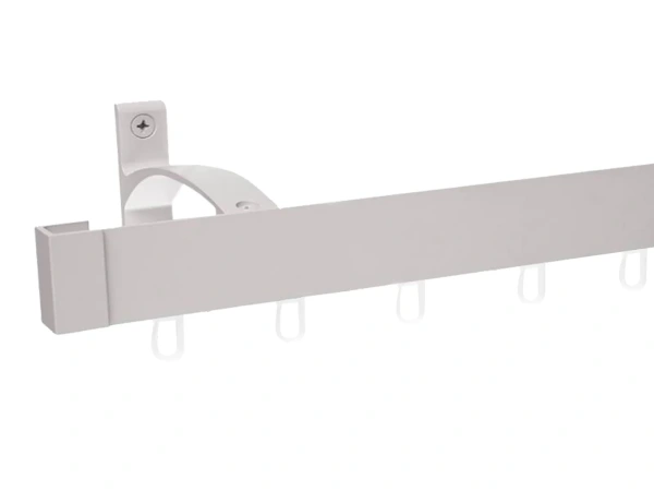 Egysínes oldalfali MODERN karnis - INOX árnyalat