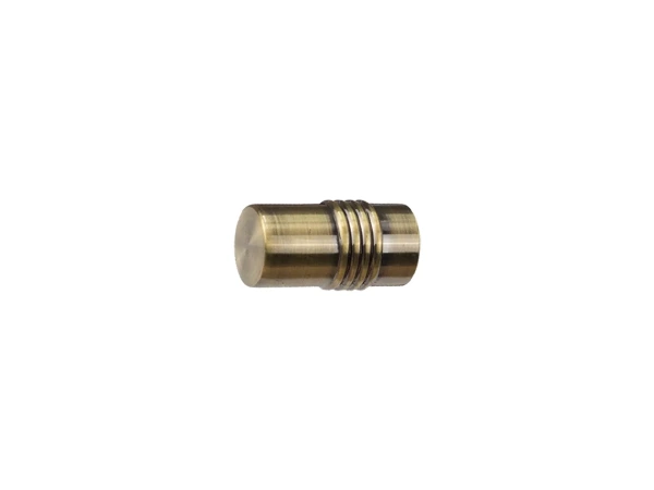 19x19mm-es függönykarnis - belső sínes rúd - kétsoros - CYLINDER - antik 2
