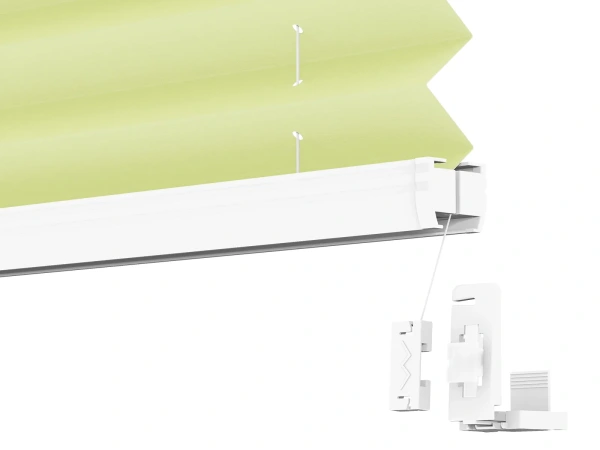 LUX Pliszé függönyök - PEARL szövet - Fresh lime 11052 PEARL 5