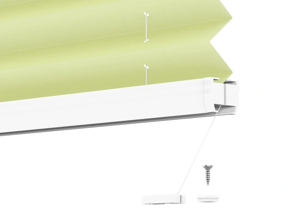 LUX Pliszé függönyök - PEARL szövet - Fresh lime 11052 PEARL 7