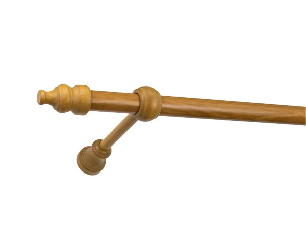 Egysoros 28mm-es fa karnis - ARANY TÖLGY 1
