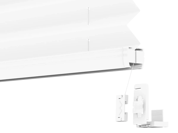 LUX Pliszé függönyök - PEARL szövet - Blossom White 11061 PEARL 5