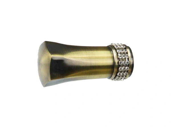 25x16mm-es függönykarnis - kétsoros - PLUTON CRYSTAL - antik 2