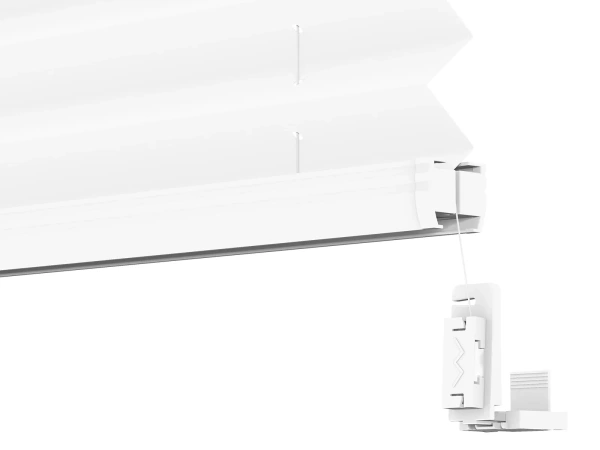 LUX pliszé függöny - BLACKOUT szövet (fényzáró) - Blossom White 11191 BO 4