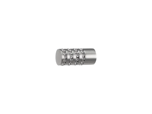 16mm-es függönykarnis - egysoros - CYLINDER CRYSTAL - satin 2