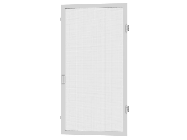 Zsanéros szúnyogháló AJTÓRA - keresztborda nélkül - szürke - RAL9006