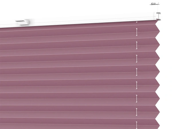 LUX pliszé függöny - BLACKOUT szövet (fényzáró) - Fuchsia 11243 BO