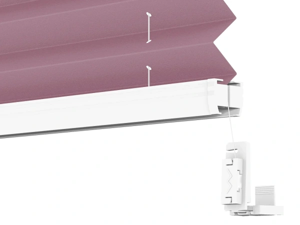 LUX pliszé függöny - BLACKOUT szövet (fényzáró) - Fuchsia 11243 BO 4