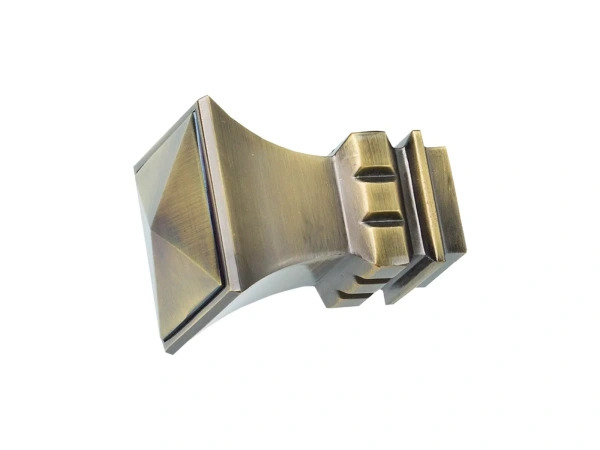 25x16mm-es függönykarnis - kétsoros - TORONY - antik 2