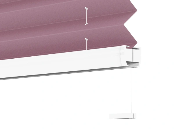 LUX pliszé függöny - BLACKOUT szövet (fényzáró) - Fuchsia 11243 BO 6