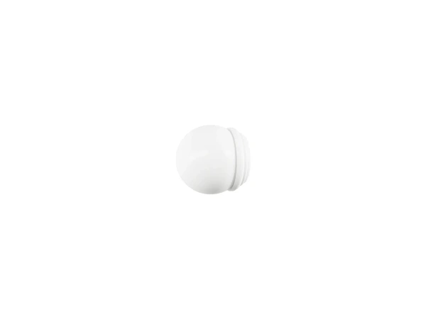 19x19mm-es függönykarnis - egyszerű rúd - kétsoros - TODI MAX - fehér 2