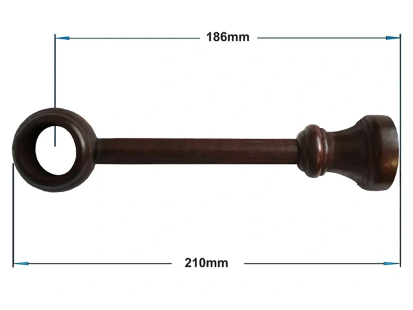 Egysoros 28mm-es fa karnis - DIÓ 2