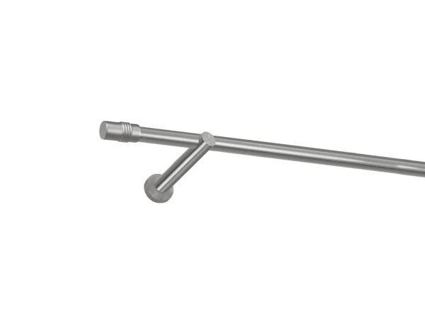 19mm-es függönykarnis - egysoros - CYLINDER - satin 1