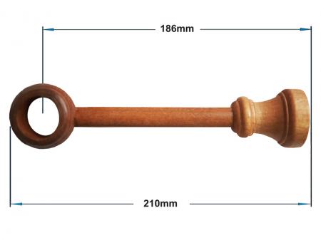 Egysoros 28mm-es fa karnis - ÉGERFA 1