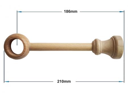 Egysoros 28mm-es fa karnis - BÜKFA 1