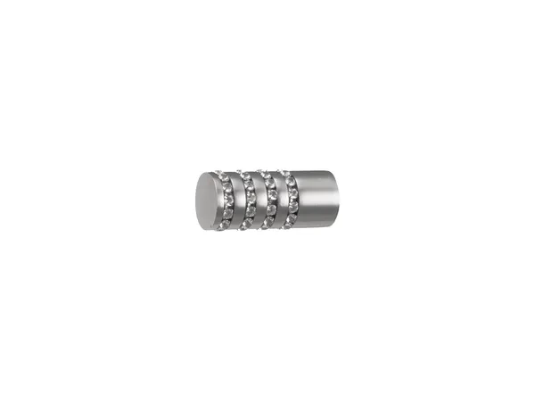 16mm-es függönykarnis - egysoros - CYLINDER CRYSTAL - satin