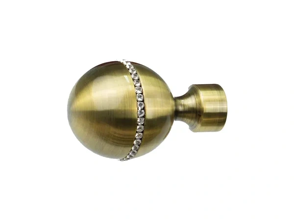 25mm-es függönykarnis - egysoros - KALISTO CRYSTAL - antik