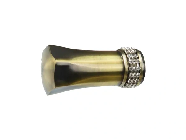 25x16mm-es függönykarnis - kétsoros - PLUTON CRYSTAL - antik