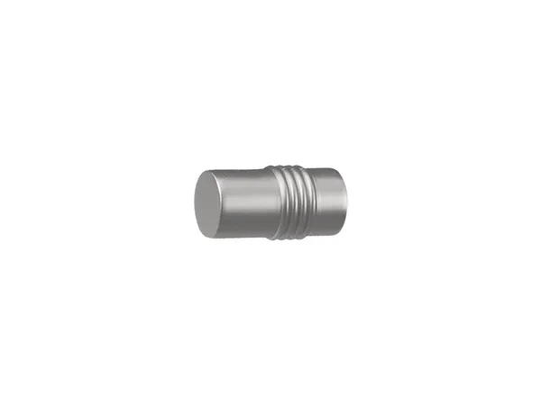 19mm-es függönykarnis - egysoros - CYLINDER - satin